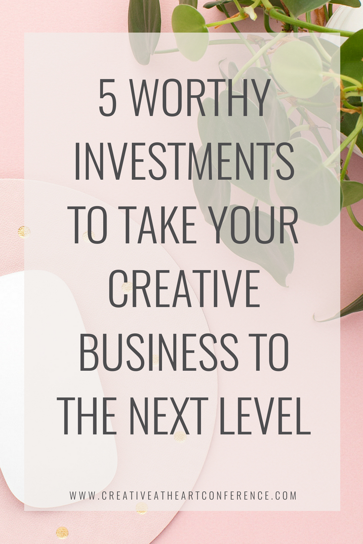 5 Worthy Investments to Take Your Creative Business to the Next Level // Creative at Heart #bosslady #homeoffice #inspiration 