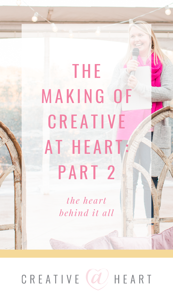 The Making of Creative at Heart: Part Two // Creative at Heart #conferencebts #creativeatheartbts #startingabusiness #creatingaconference #buildingabusiness #communityovercompetition