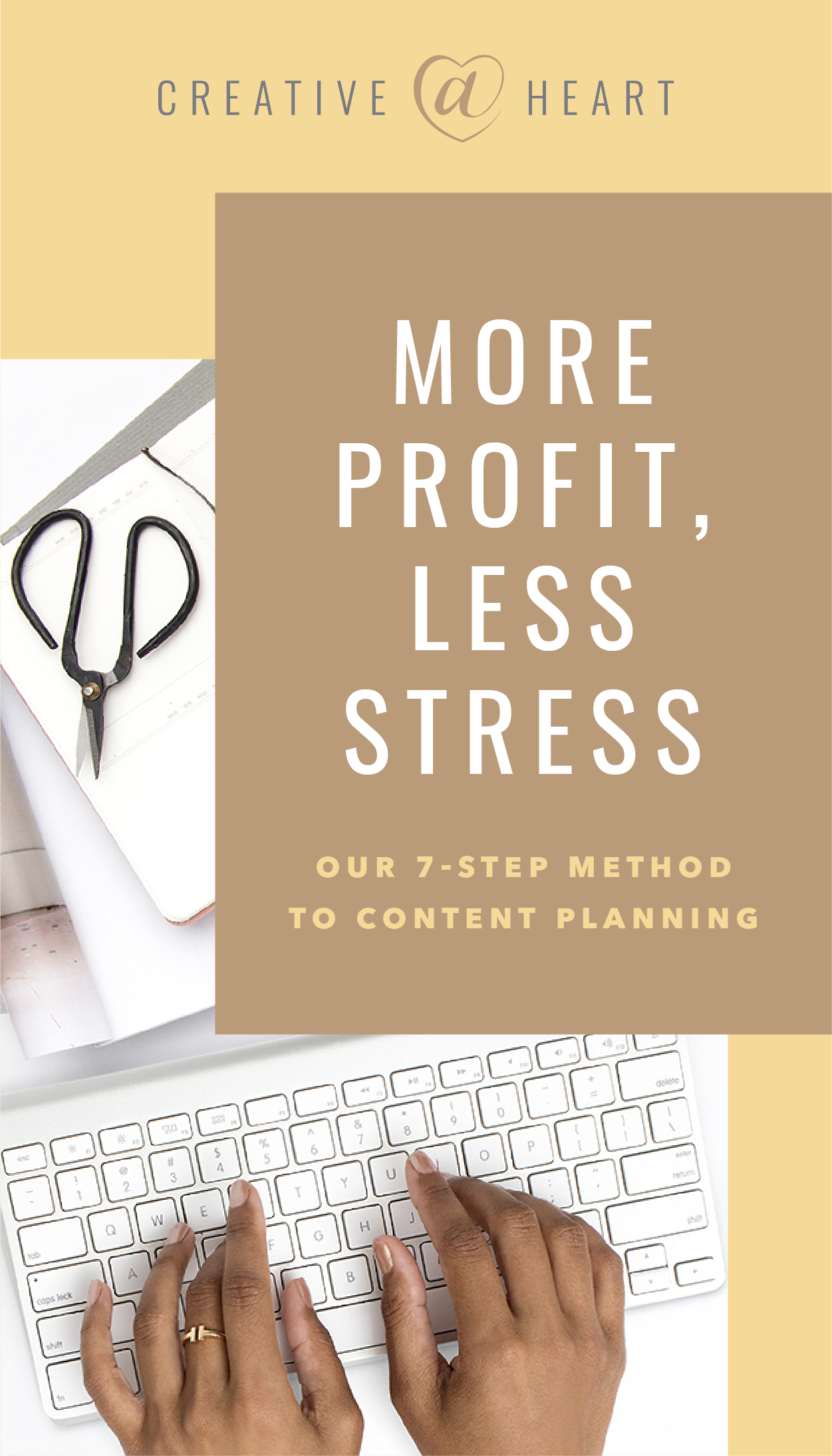 Easy to Implement 7 Steps to Content Planning // Creative at Heart #contentplanning #blogplan #blogging #smallbusiness #easyblogplan