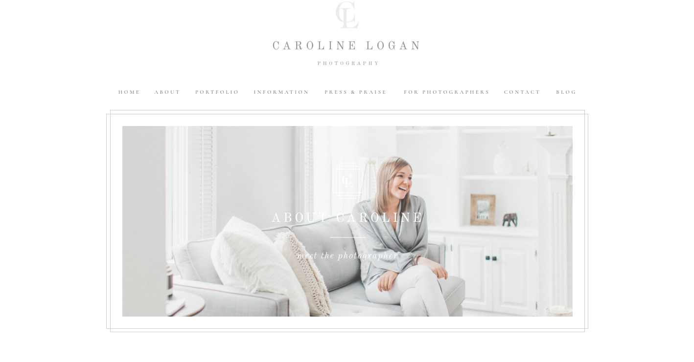 Caroline Logan Personality on Webiste