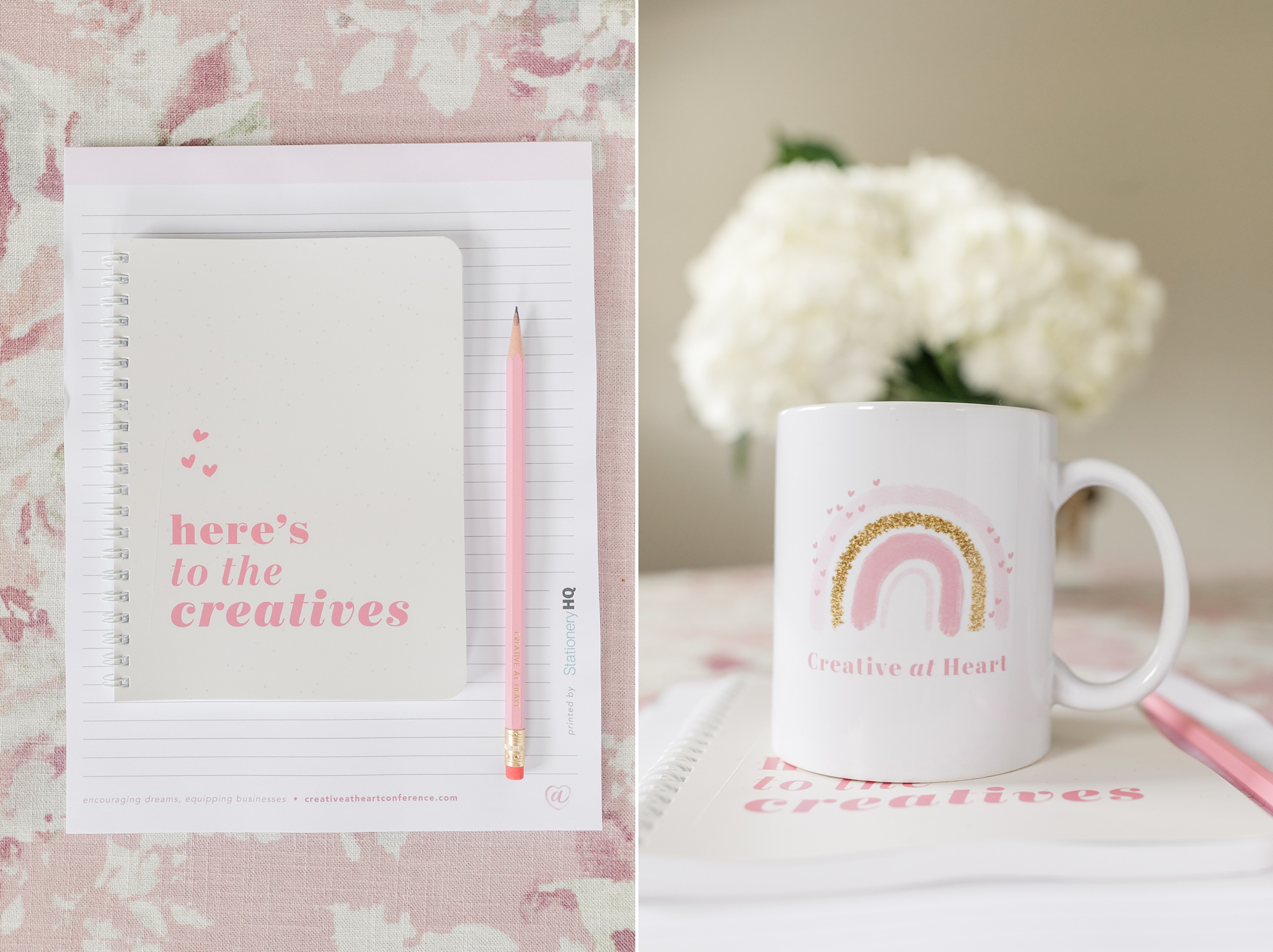 here's to the creatives swag from Stationery HQ